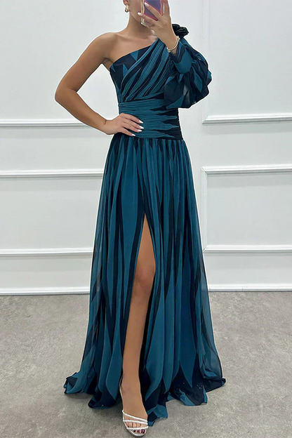 Vestido Shiloh™ | Rayas elegantes con diseño asimétrico