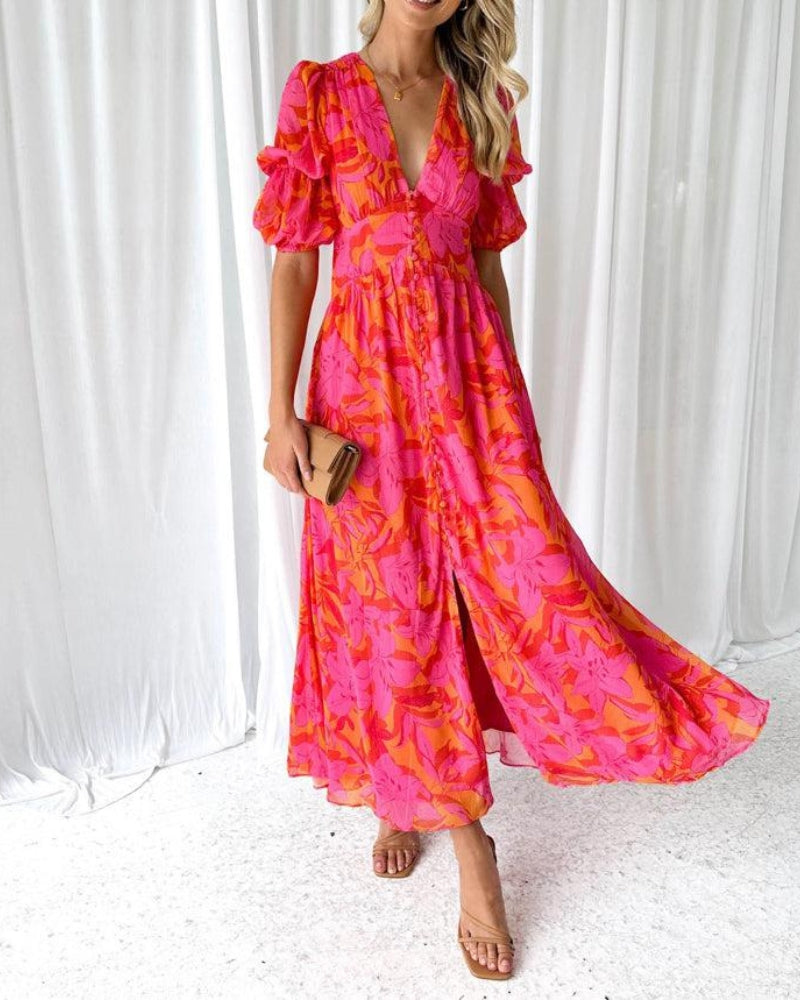 Alma™ | Maxi Vestido Resplandor Solar