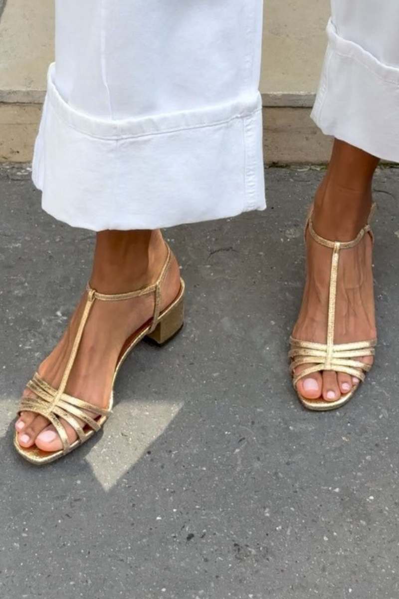 Alegra™ | Sandalias Doradas de Elegancia Diaria
