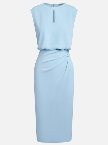 Vestido Elegante Elvira en Tafetán de Lujo