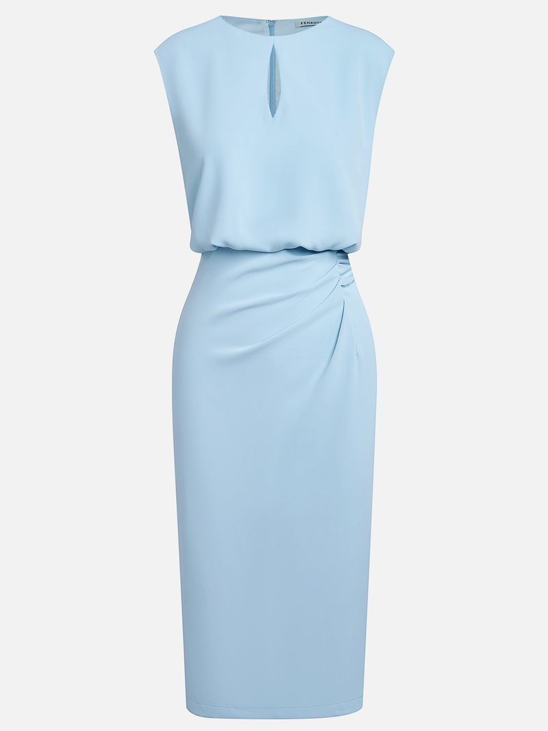 Vestido Elegante Elvira en Tafetán de Lujo