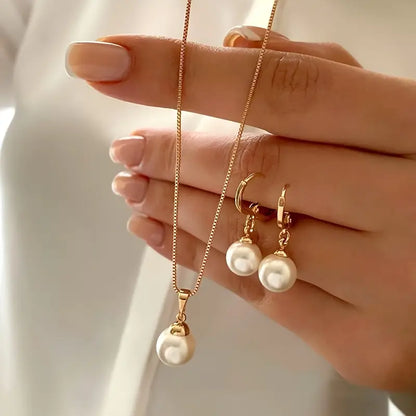 Ensemble de bijoux élégants avec perles
