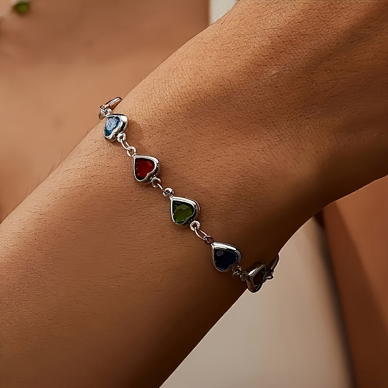 Bracelet unique en forme de cœur