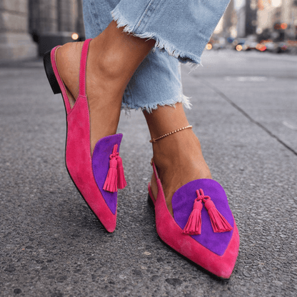 Elisa™ | Sandalias con tiras y borlas