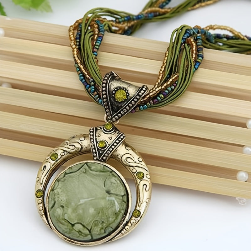 Collier avec Pendentif Boho