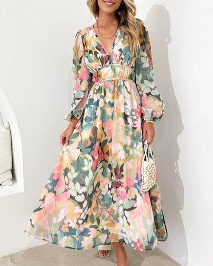 Celia™ | Vestido Femenino con Motivo Floral