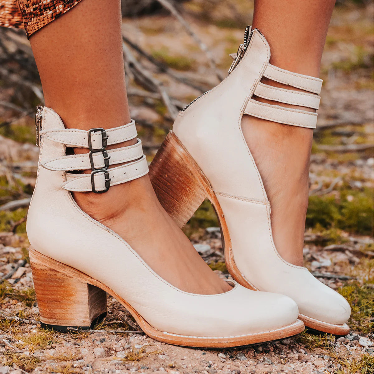 Blanca™ - Zapatos de tacón alto con tiras múltiples y suela gruesa