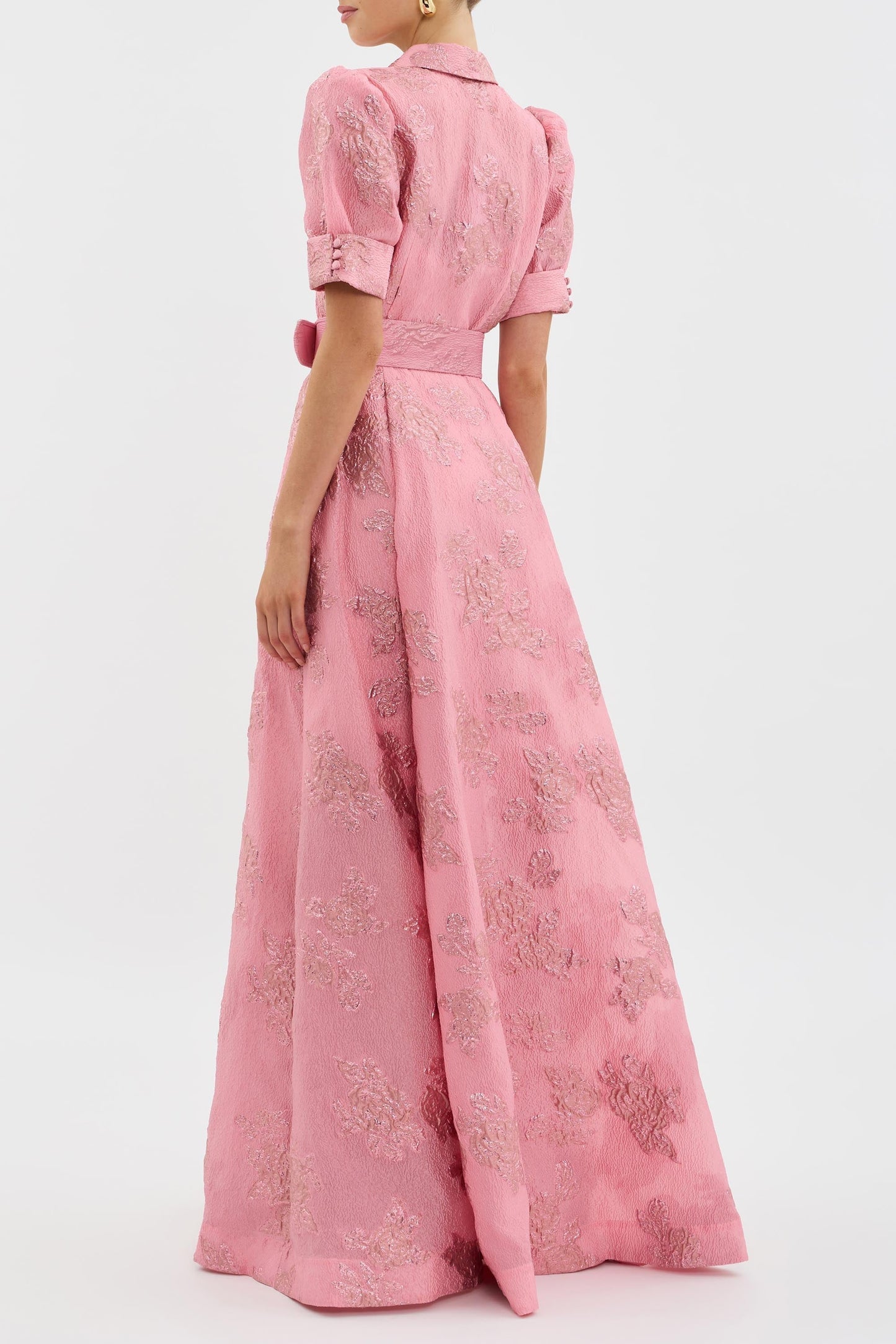 Vestido Anabela™ - Vestido floral con Mangas Cortas Abullonadas