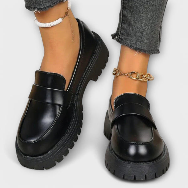 Blanca™ - Mocasines femeninos confort premium con tacón satén