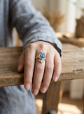 Bague Océan Bleu™ – Éclat & Élégance