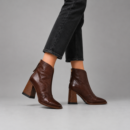 Inés™ | Botines de Tacón Elegancia Confort