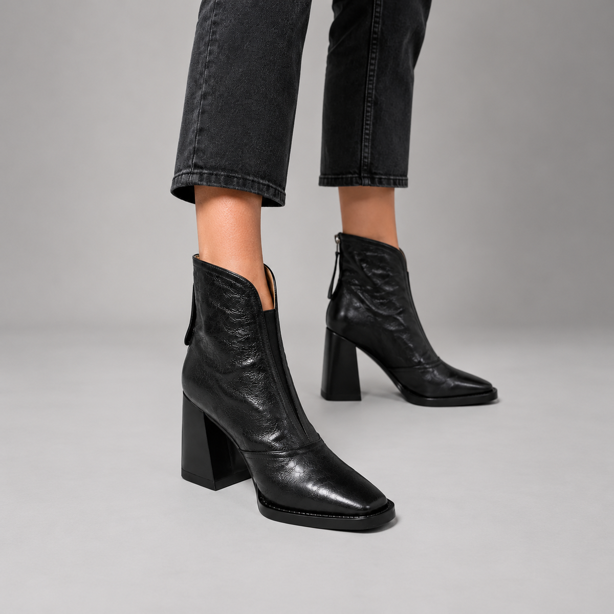 Inés™ | Botines de Tacón Elegancia Confort