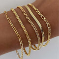 Bracelet set 5 pièces en or