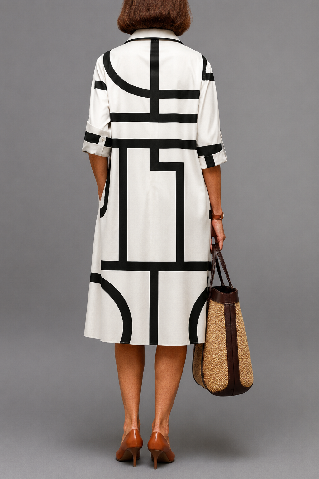 Vestido Elena™ | Vestido midi delicado de estilo elegante