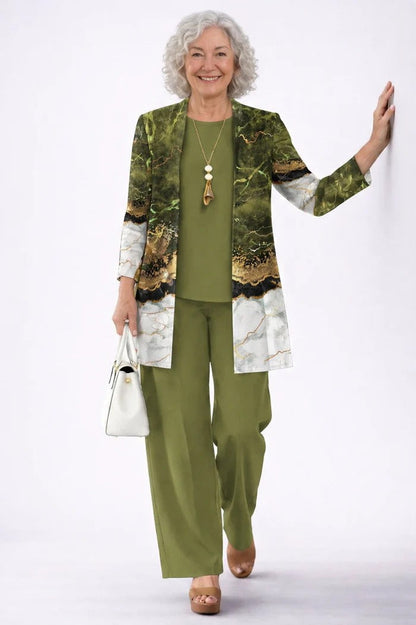 Carmen™ - Conjunto clásico elegante de tres piezas