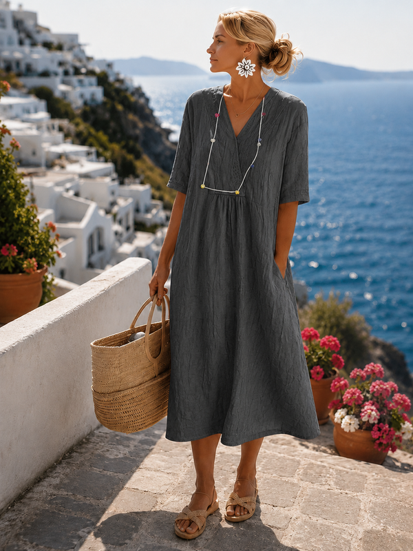 Vestido Celeste™ | Midi ligero y fresco