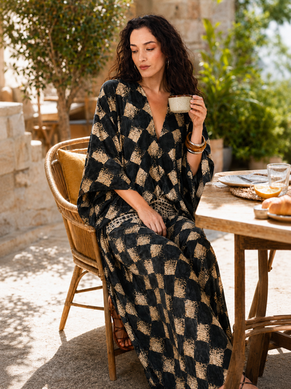 Maelia | Robe Mosaïque Méditerranéenne