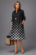 Vestido Alba™ | Vestido midi cuidado de estilo elegante