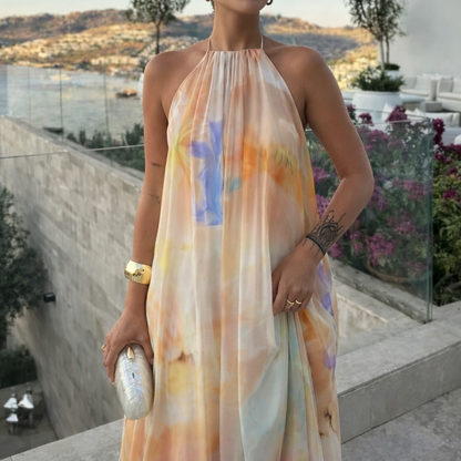 Vestido Sonia™ | Elegancia floral etérea con movimiento fluido
