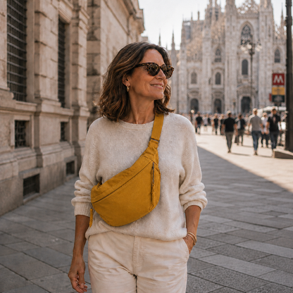 Lucia™ | Bolso de Hombro Ocre