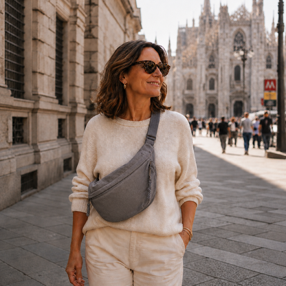 Chiara™ | Bolso de Hombro Gris
