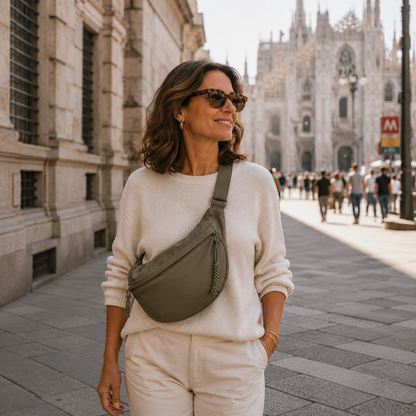 Violeta™ | Bolso de Hombro Verde Oliva