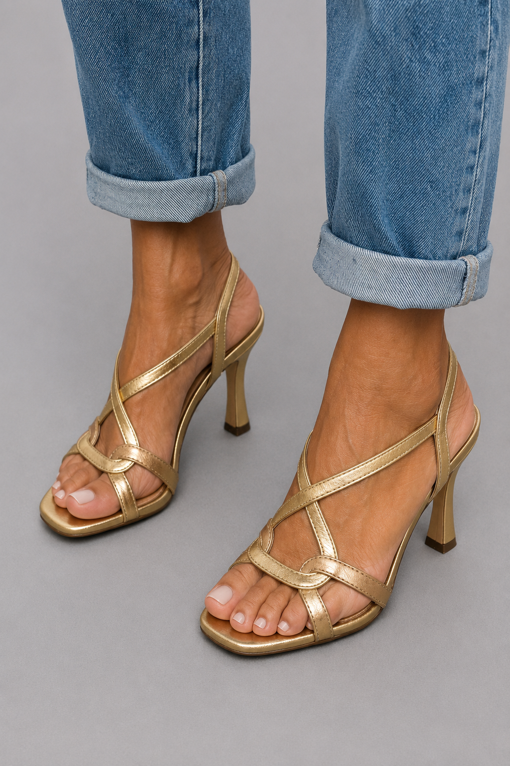 Cassandra | Tacco Dorato Donna
