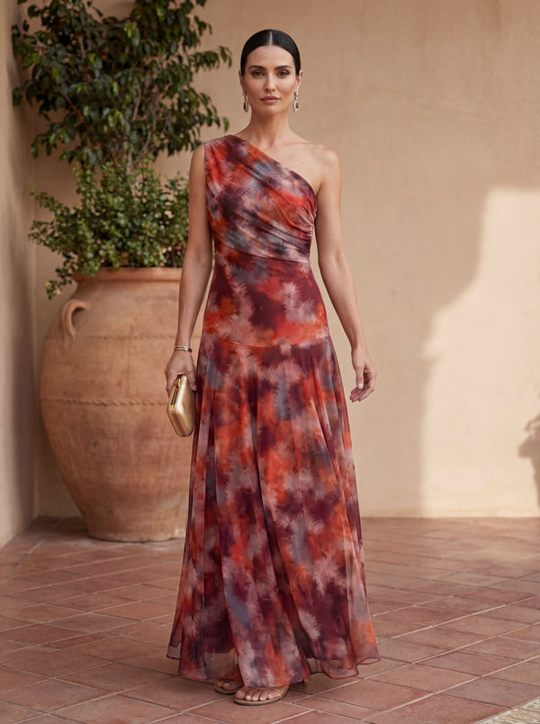 Vestido Largo Fluido en Satén - Elegancia Intemporal