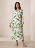 Vestido de verano estampado favorecedor