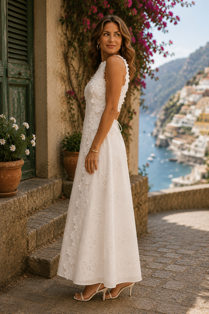 Marisa™ | Elegante Vestido Maxi Bordado