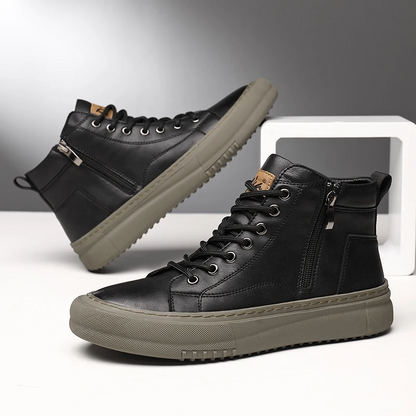 Miguel™ – Zapatillas altas de cuero sintético