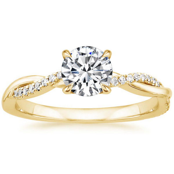 Anillo de oro elegante Janes