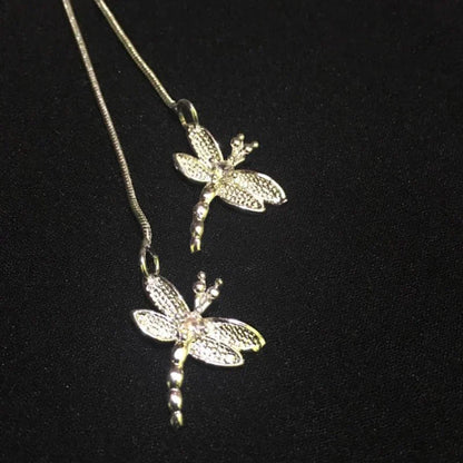 Collier avec Pendentif Libellule en Argent Sterling