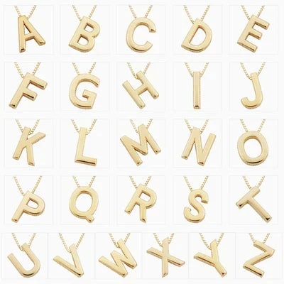 Collier Initial Lettre d'Amour