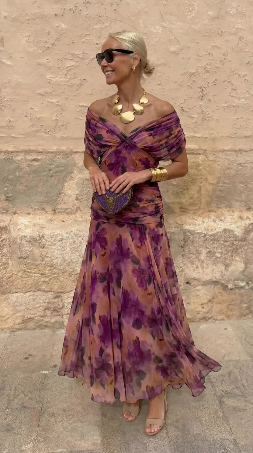 Valeria™ | Vestido de Noche Coral
