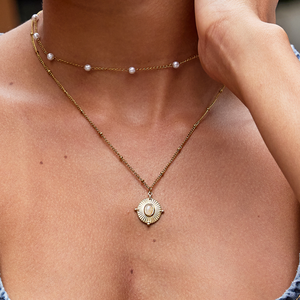 Collier Vintage Monique avec Pierre