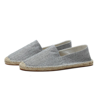 Valentino™- Alpargatas negras clásicas con estilo casual elegante