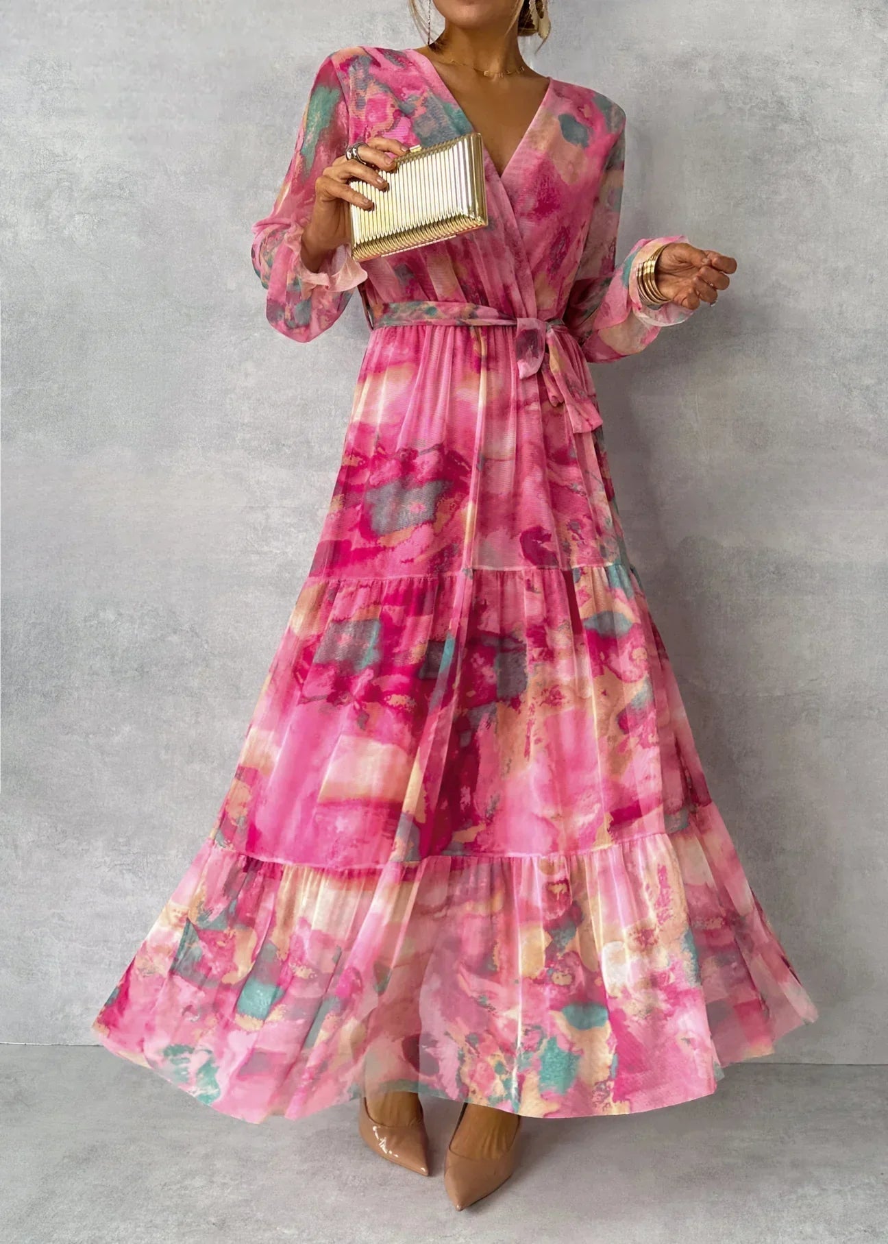 Vestido Elena™ | Toque floral con clase atemporal
