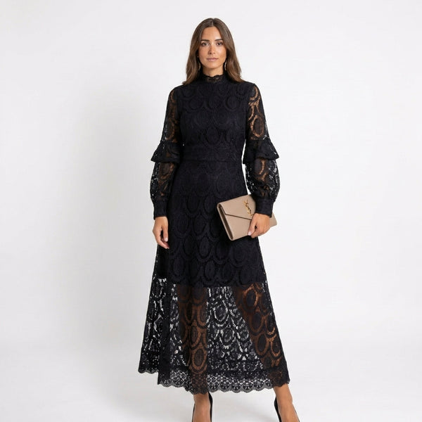 Vestido Via™ | Clase con encaje elegante