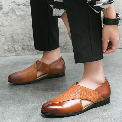 Jacobo™ - Mocasines de cuero vintage con presencia refinada