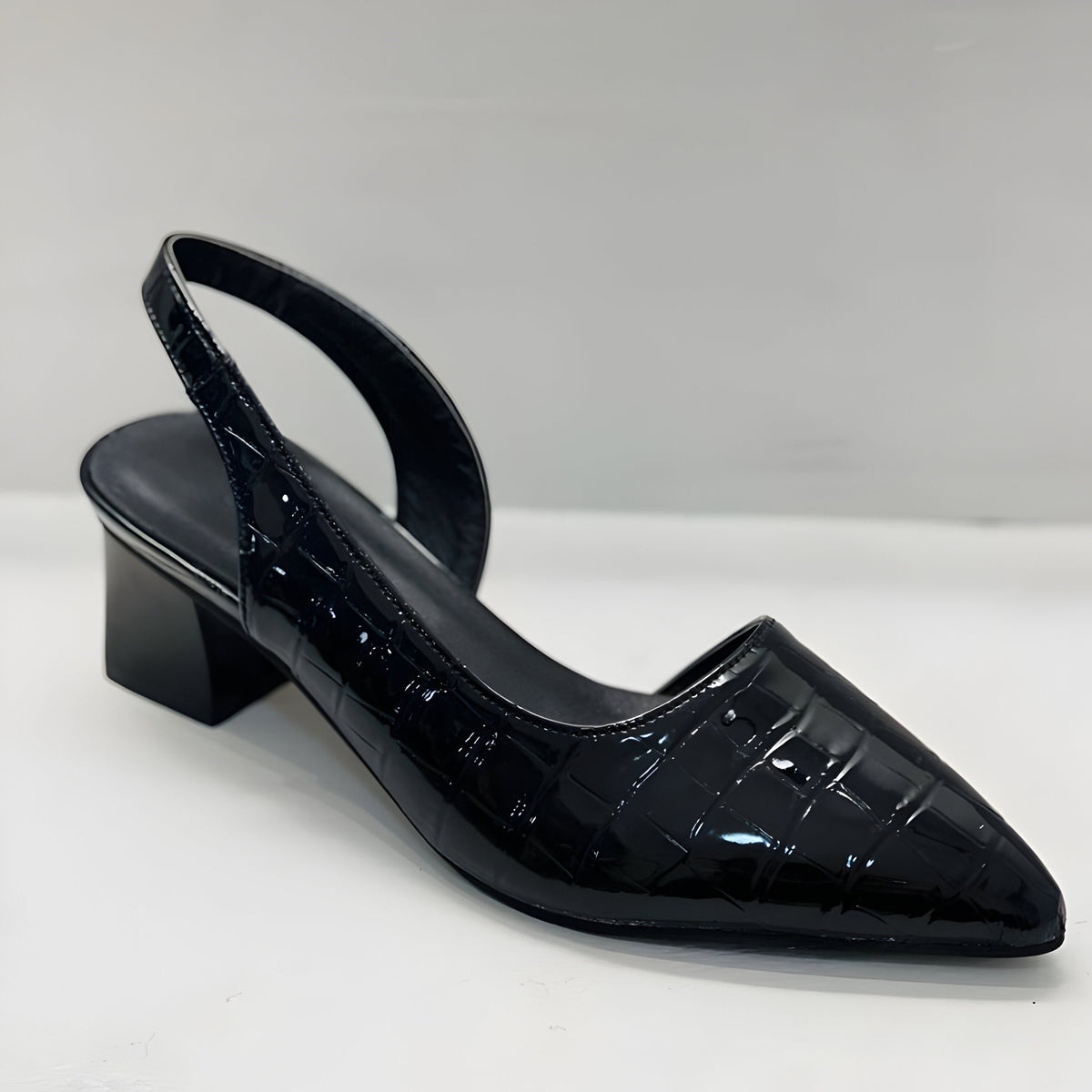Elisa | Zapatos de Salón con Tacón y Puntera Ancha