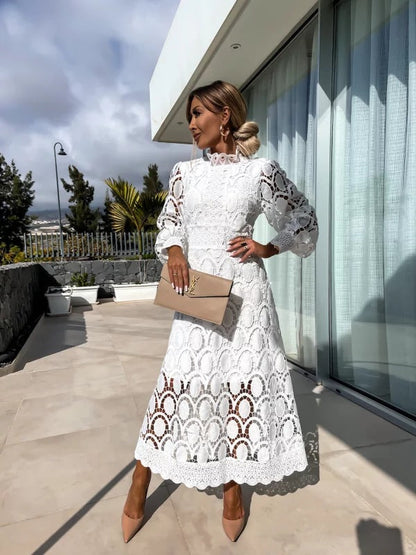 Vestido Noor™ | Encaje romántico con elegancia