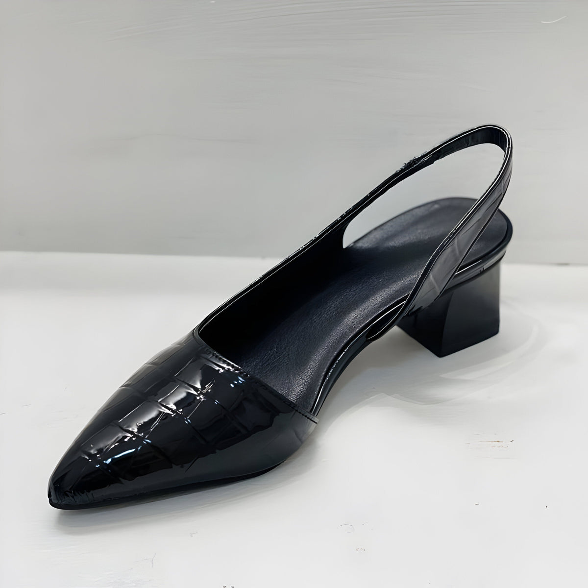 Elisa | Zapatos de Salón con Tacón y Puntera Ancha