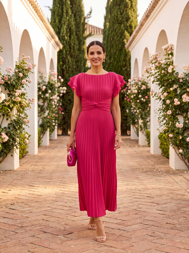 Vestido Elegante Selena en Tul Refinado