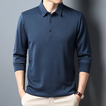 Tomás™ - Elegante Polo de Manga Larga Atemporal