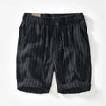 Gabriel™ - Bermudas blancas a rayas con estilo premium y fresco