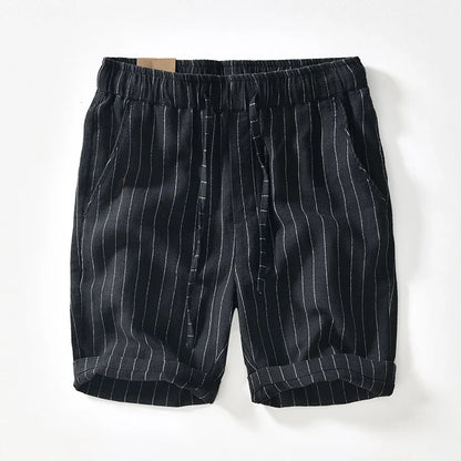 Gabriel™ - Bermudas blancas a rayas con estilo premium y fresco