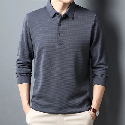 Tomás™ - Elegante Polo de Manga Larga Atemporal