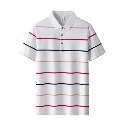 Emilio™ - Elegante Polo de Rayas