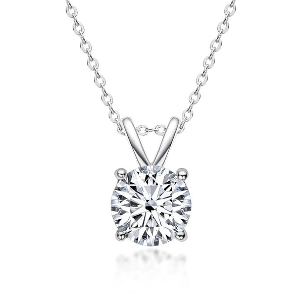 Collier Exclusif en Argent Sterling avec Moissanite